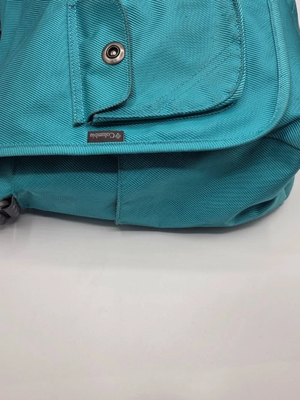 Columbia Teal Nylon Crossbody Messenger Bag